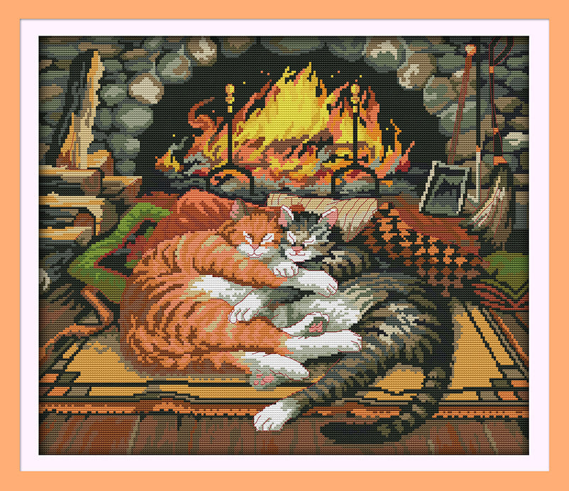 Cat Cross Stitch Kits D407