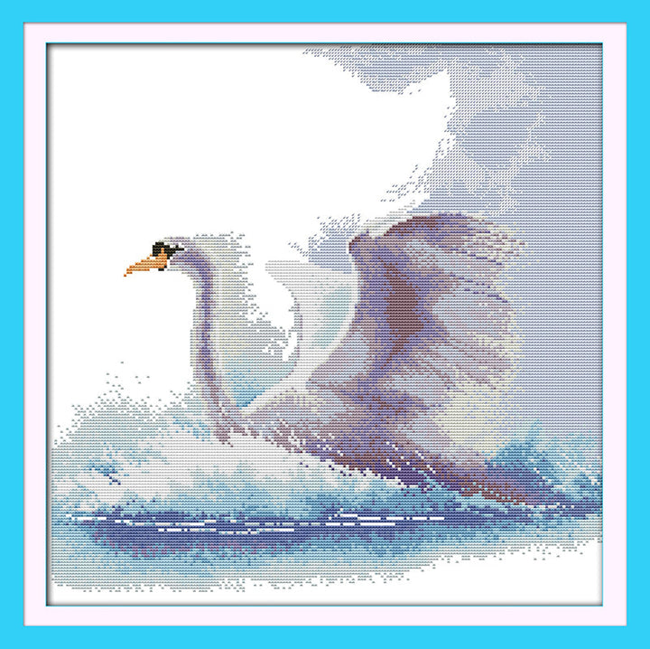 Swan Cross Stitch Kits D408