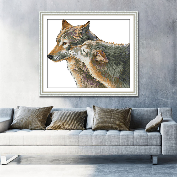 Wolf Cross Stitch Kits D420