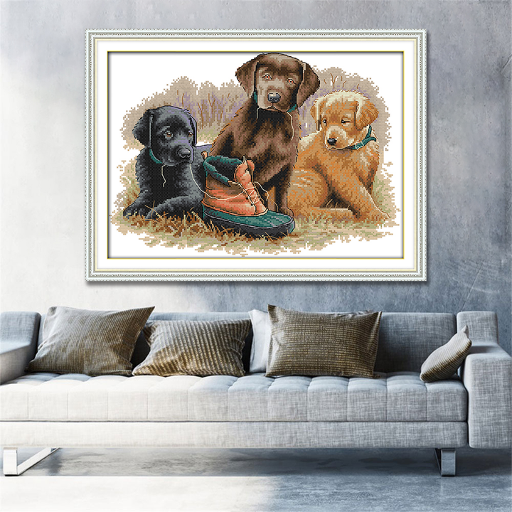 Dog Cross Stitch Kits D431