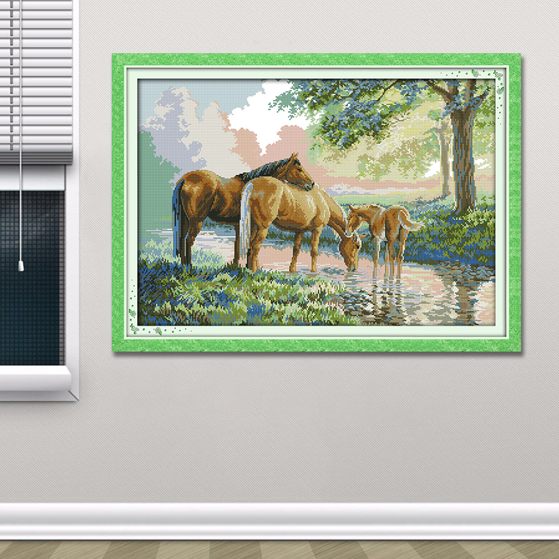 Horse Cross Stitch Kits D434