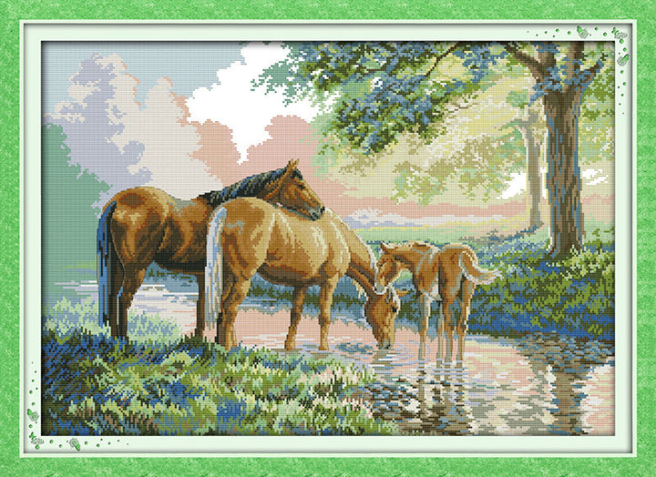 Horse Cross Stitch Kits D434