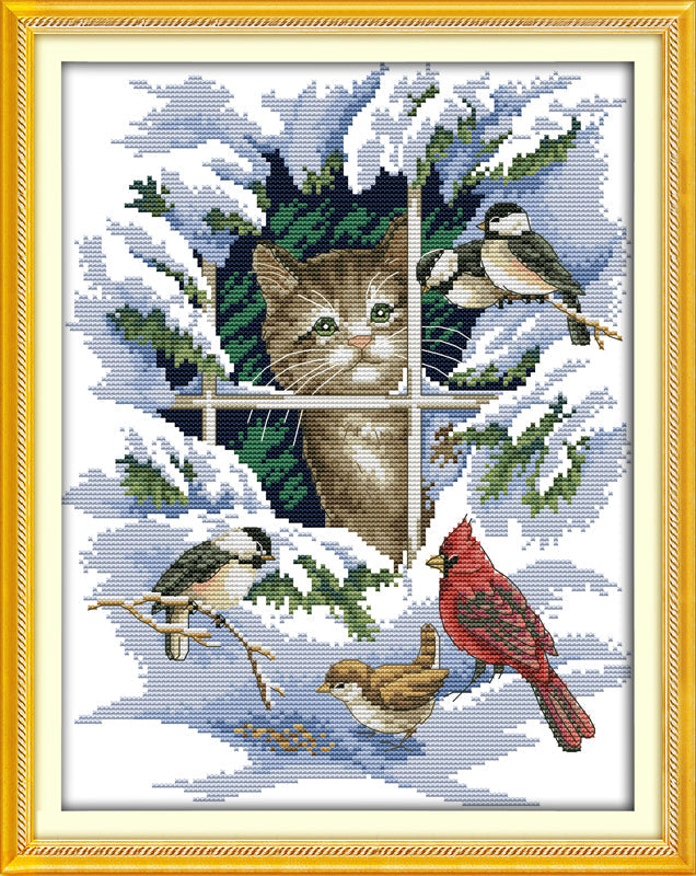 Cat Cross Stitch Kits D441