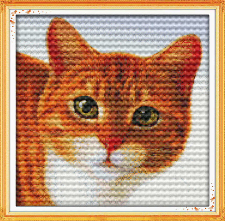 Cat Cross Stitch Kits D454