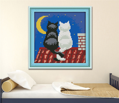 Cat Cross Stitch Kits D484