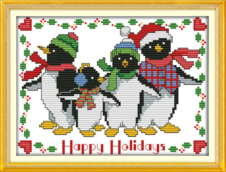 Penguin Cross Stitch Kits D489