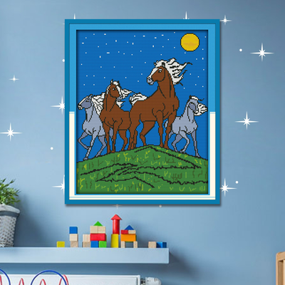 Horse Cross Stitch Kits D493