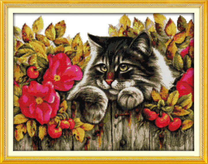 Cat Cross Stitch Kits D501