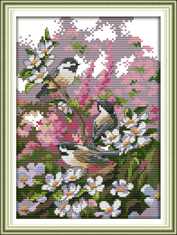 Bird Cross Stitch Kits D514