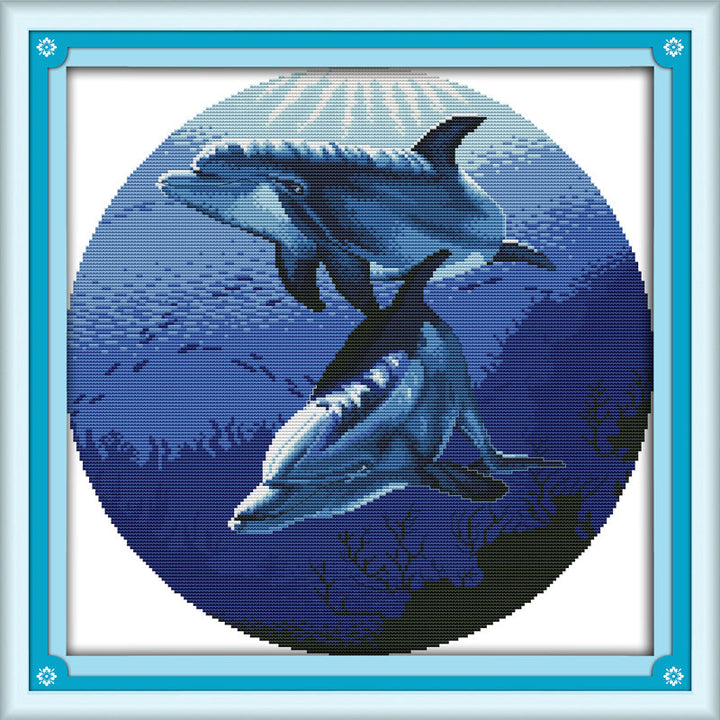 Dolphin Cross Stitch Kits D528