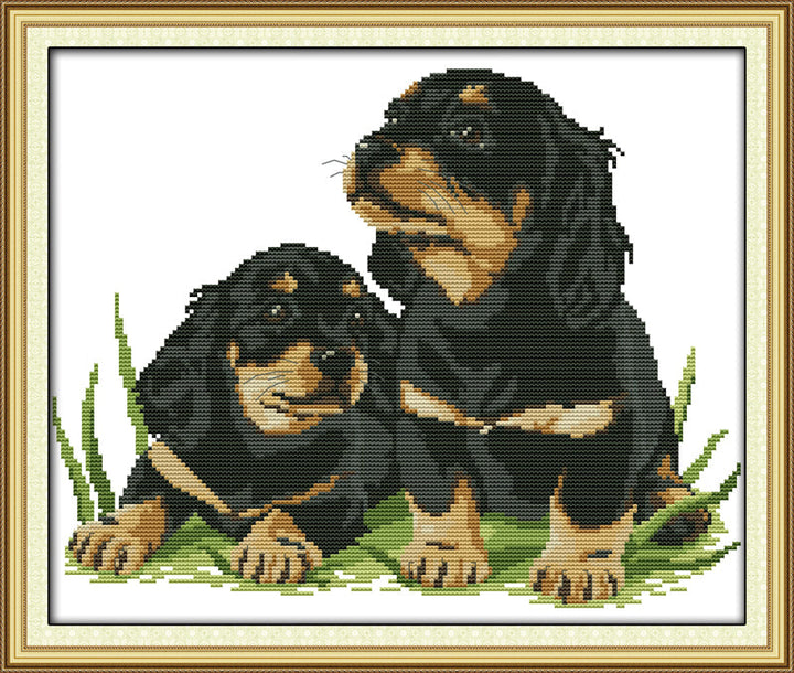 Dog Cross Stitch Kits D537