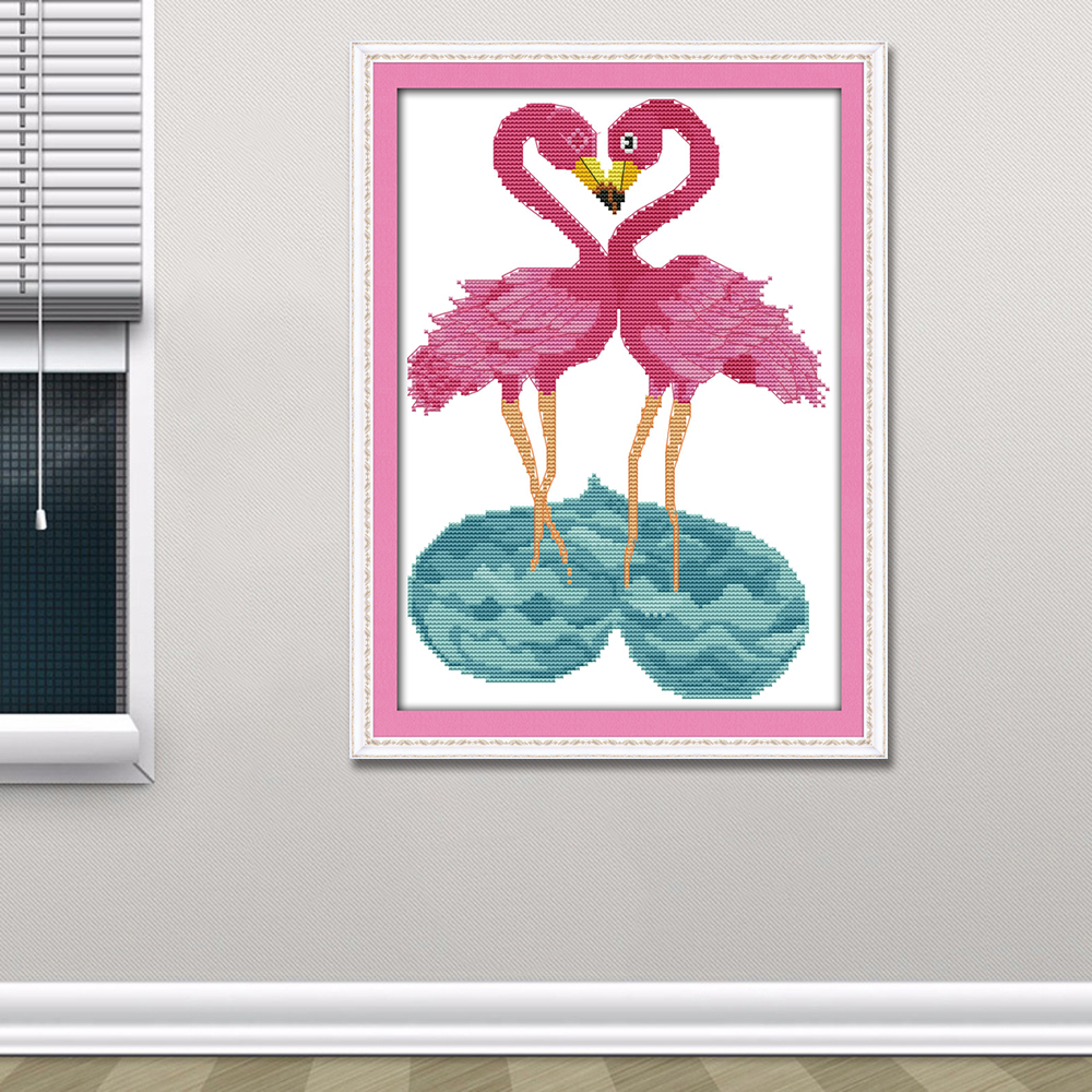 Flamingo Cross Stitch Kits D684