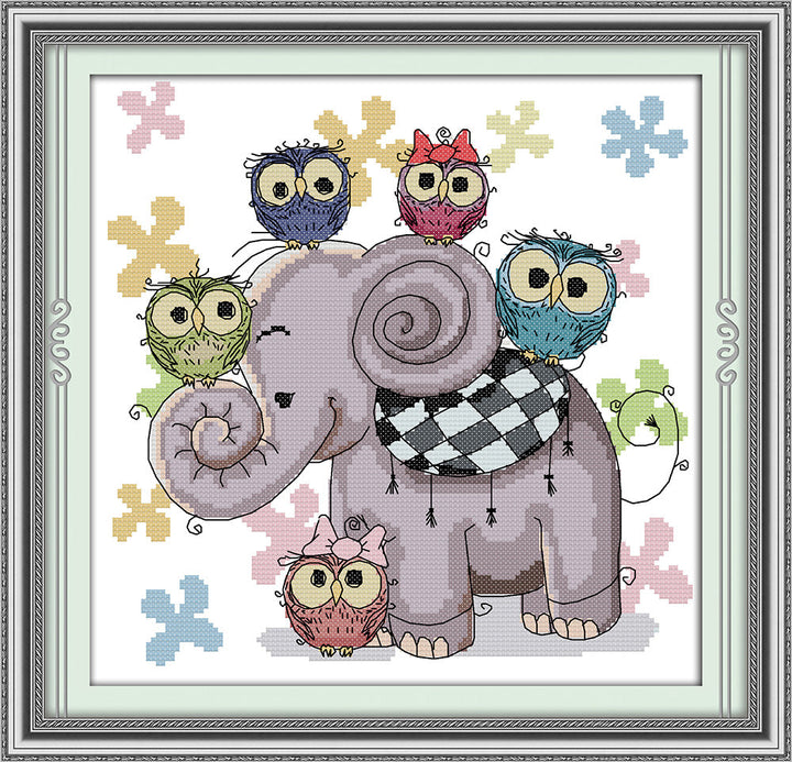 Elephant Cross Stitch Kits D940