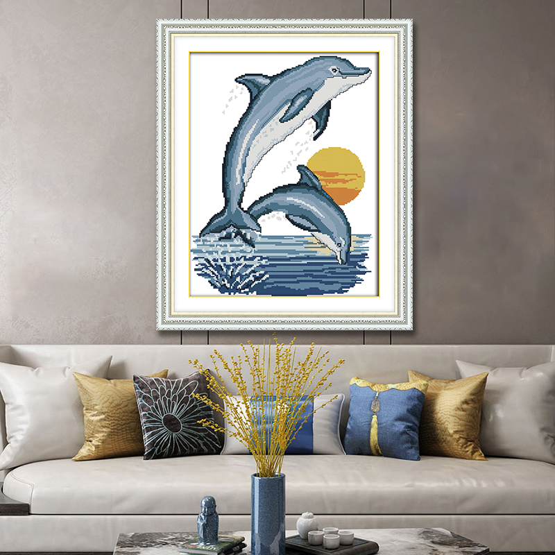 Dolphin Cross Stitch Kits D979