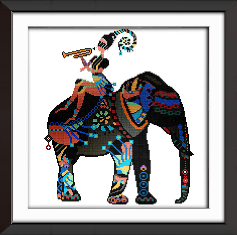 Elephant Cross Stitch Kits DA004