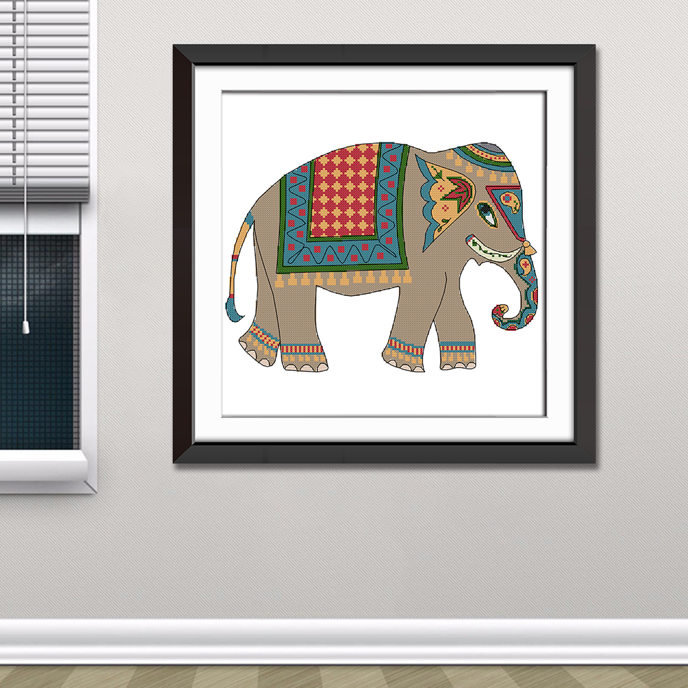 Elephant Cross Stitch Kits DA012