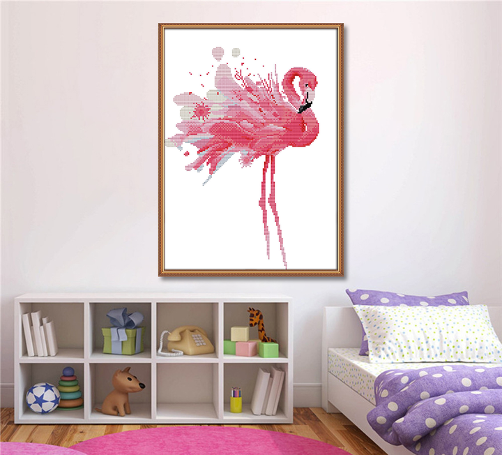 Flamingo Cross Stitch Kits DA141