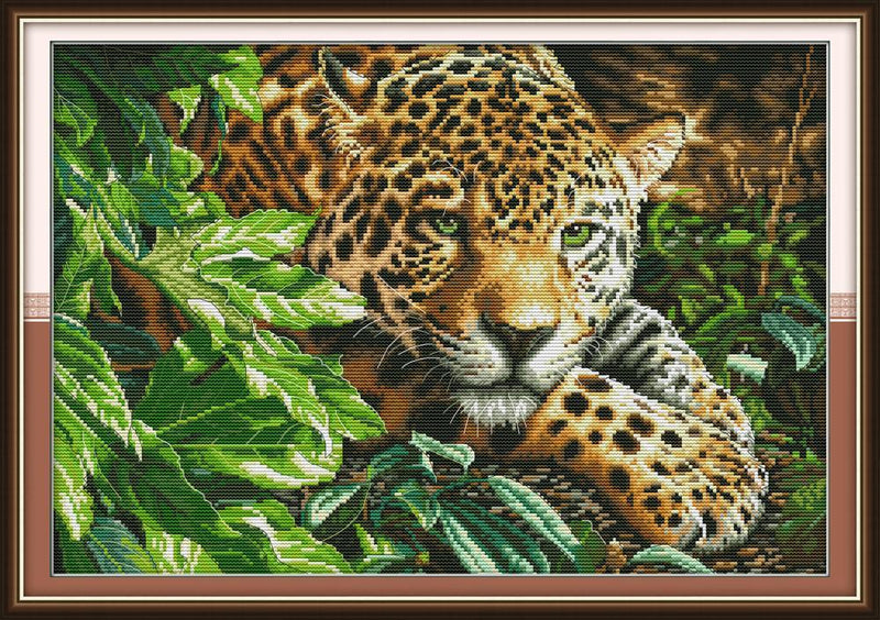 Leopard Cross Stitch Kits DA260