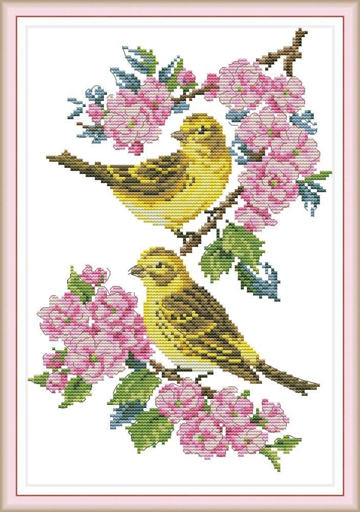 Birds Cross Stitch Kits DA298