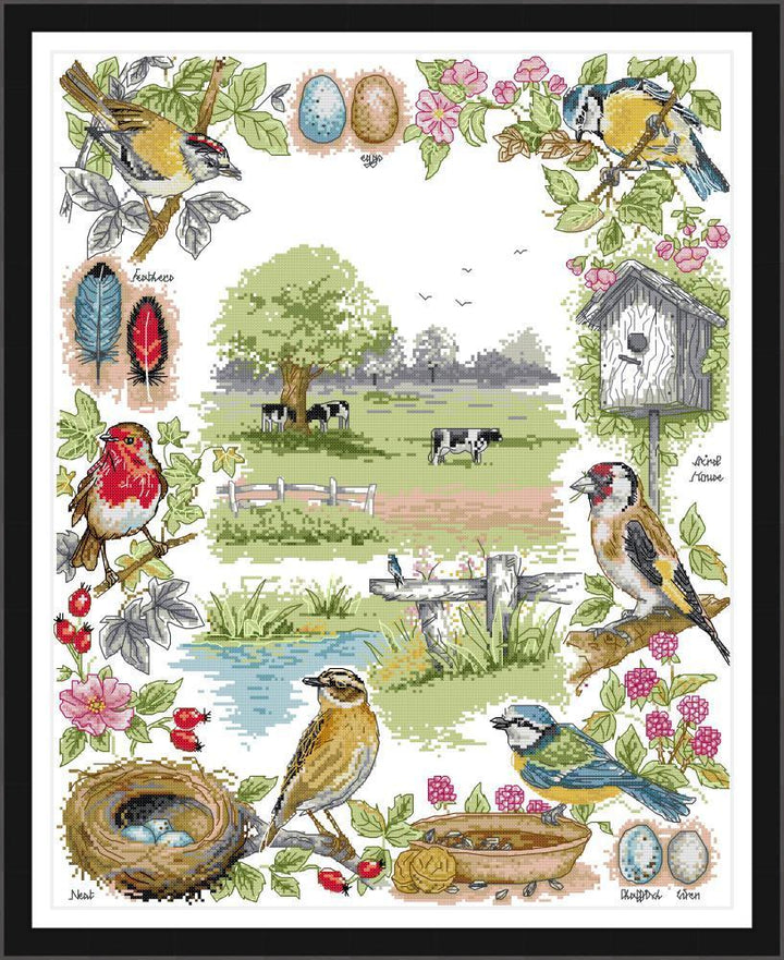 Bird Cross Stitch Kits DA302