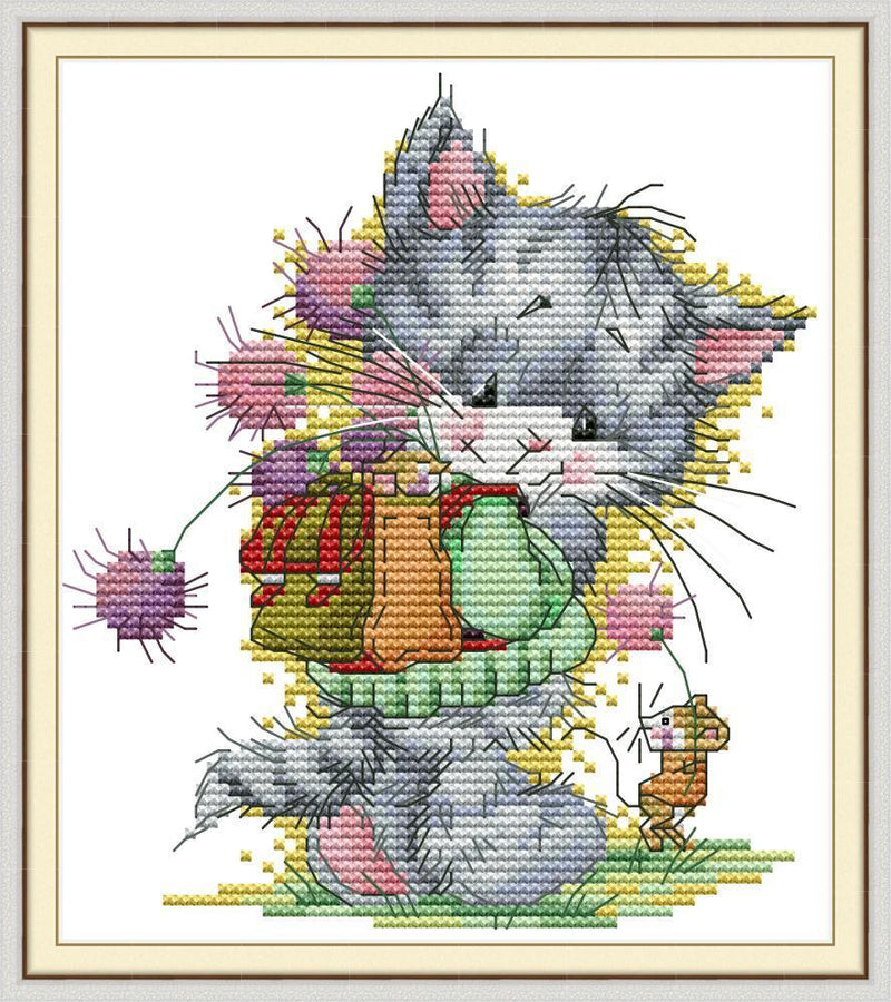 Cat Cross Stitch Kits DA310