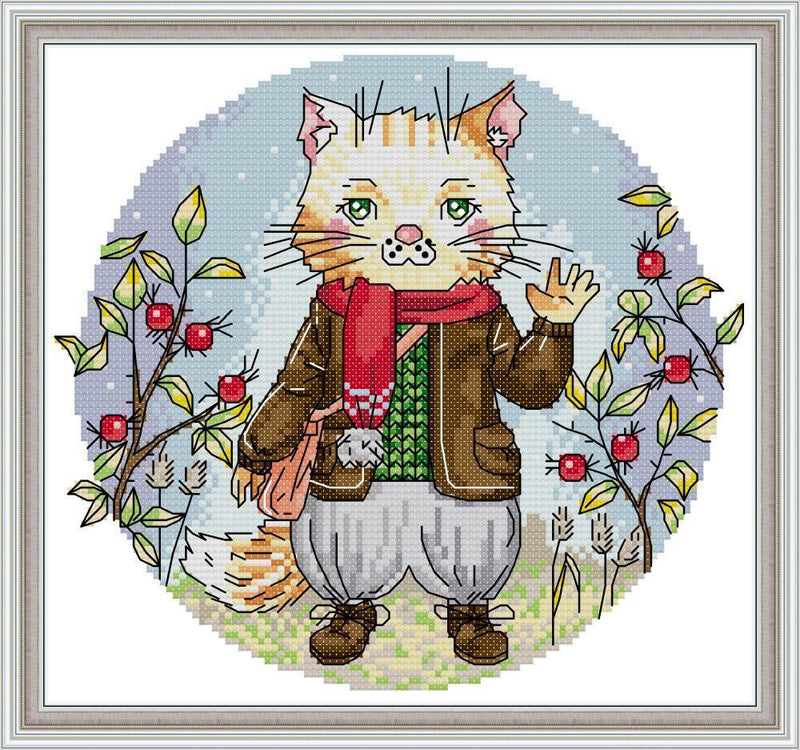 Cat Cross Stitch Kits DA313