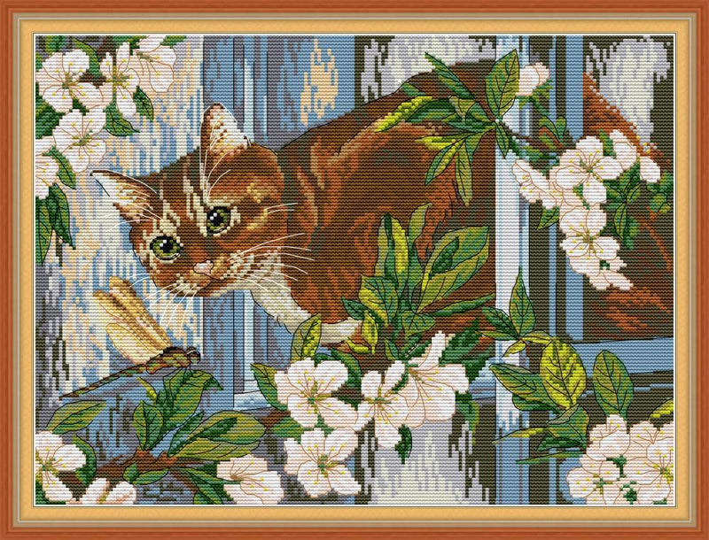 Cat Cross Stitch Kits DA316