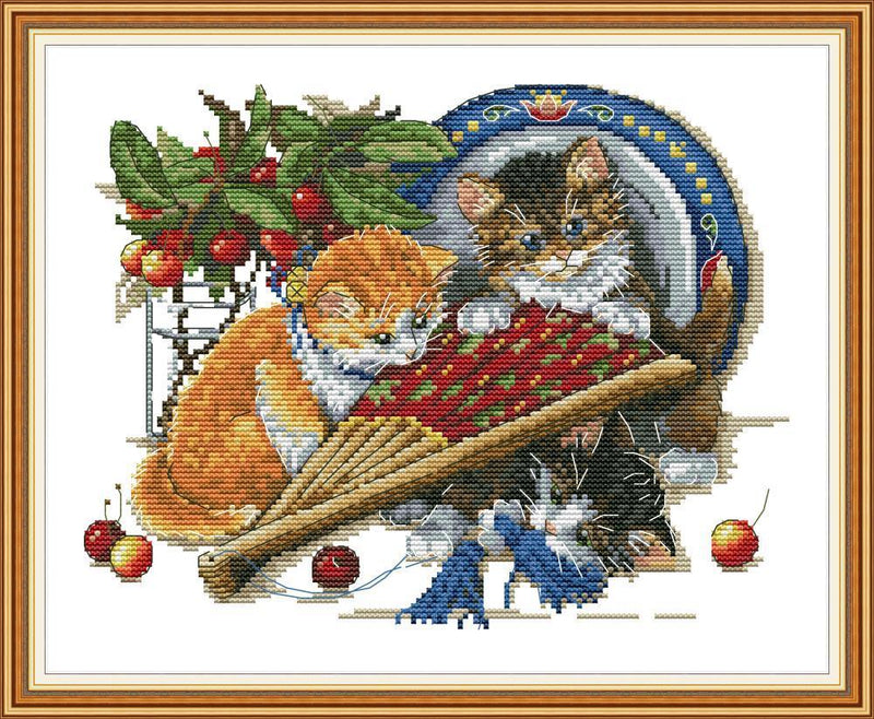 Cat Cross Stitch Kits DA324