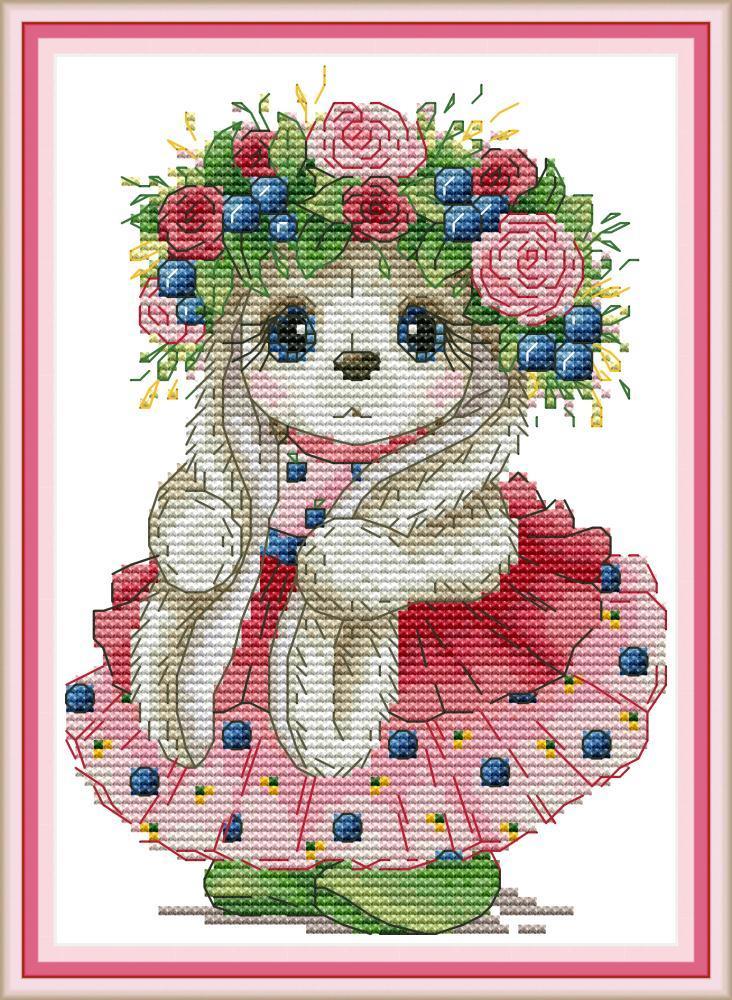 Rabbit Cross Stitch Kits DA341