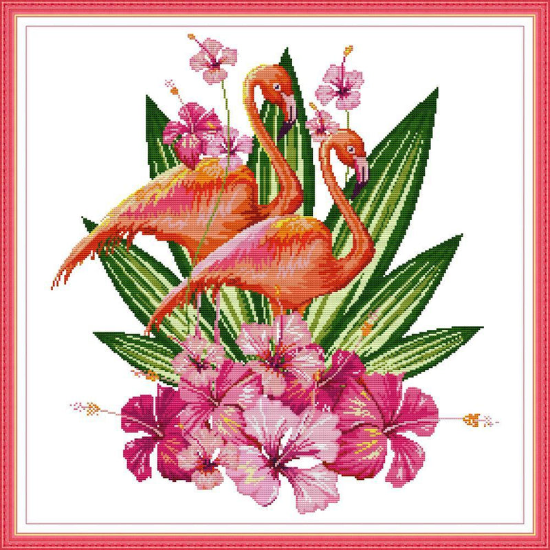 Flamingo Cross Stitch Kits DA343