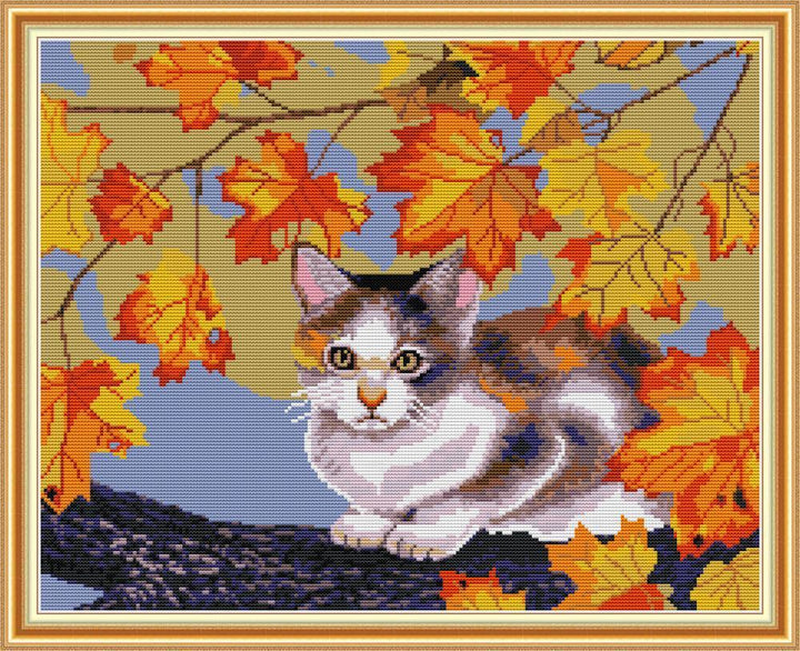 Cat Cross Stitch Kits DA345