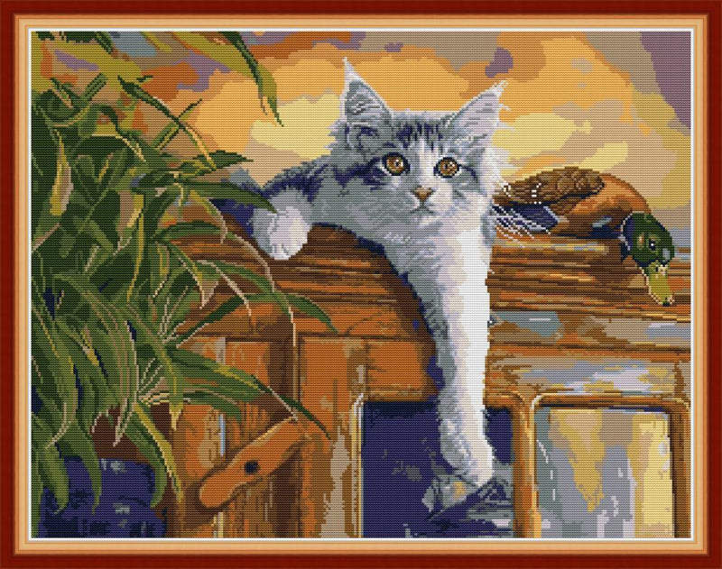 Cat Cross Stitch Kits DA354