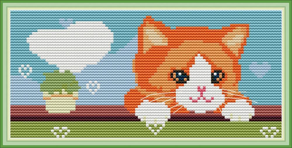 Cat Cross Stitch Kits DA357