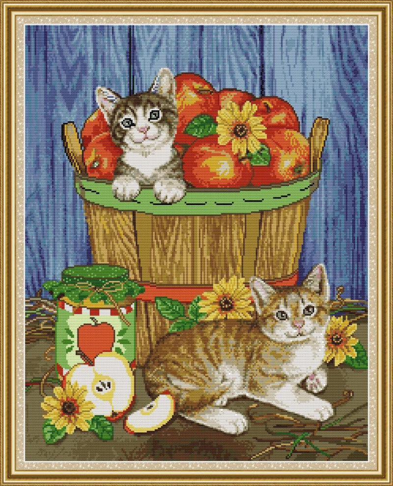 Cat Cross Stitch Kits DA358