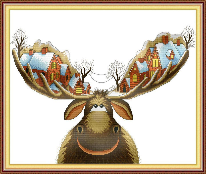 Deer Cross Stitch Kits DA373