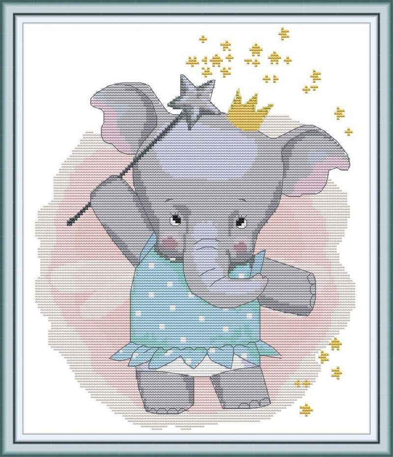 Elephant Cross Stitch Kits DA378