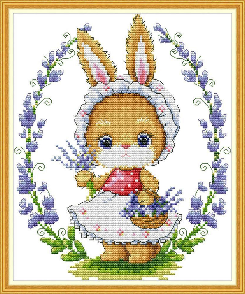 Rabbit Cross Stitch Kits DA385