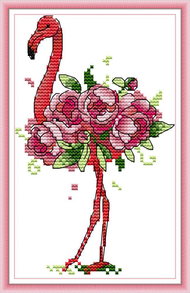 Flamingo Cross Stitch Kits DA399