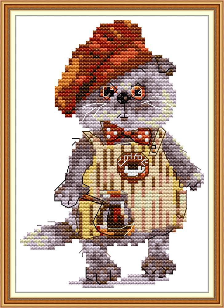 Cat Cross Stitch Kits DA405