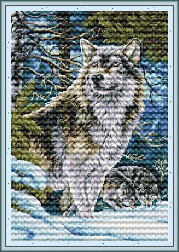 Wolf Cross Stitch Kits DA407