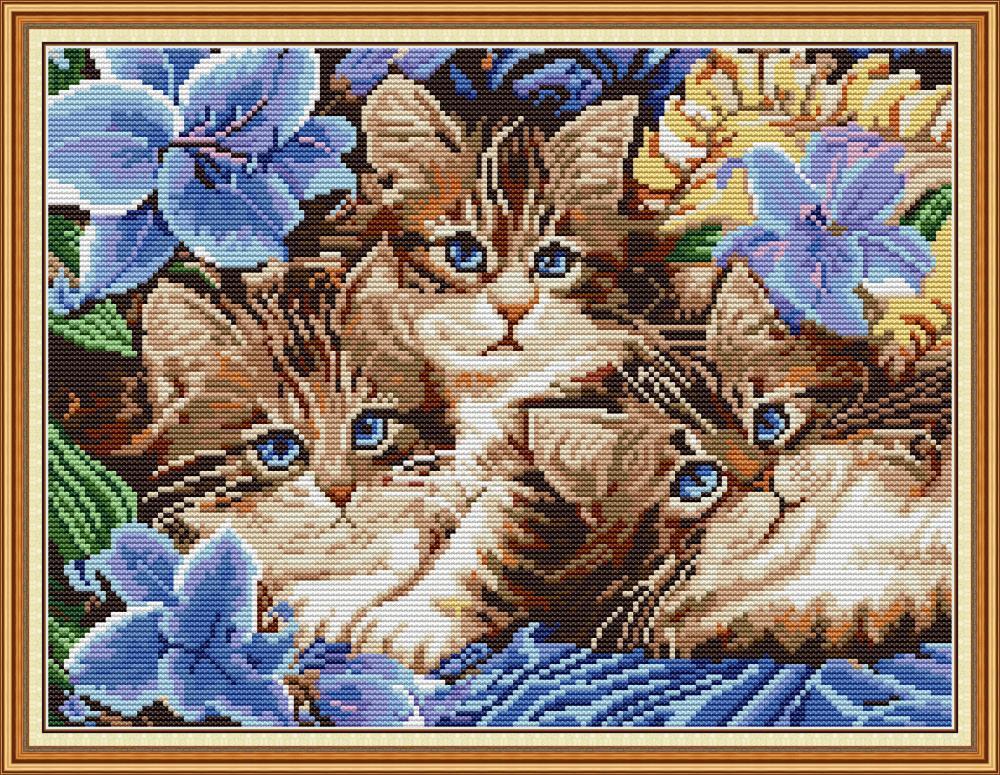 Cat Cross Stitch Kits DA426