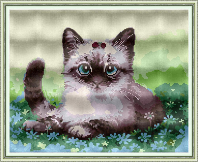 Cat Cross Stitch Kits DA427