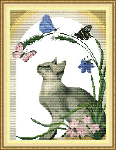 Cat Cross Stitch Kits DA433