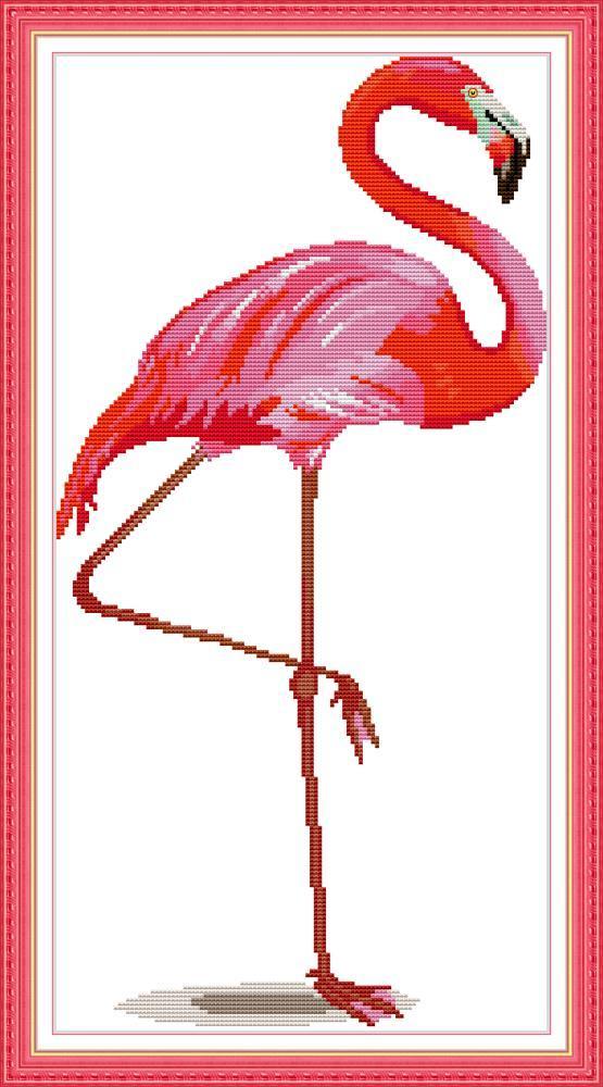 Flamingo Cross Stitch Kits DA436