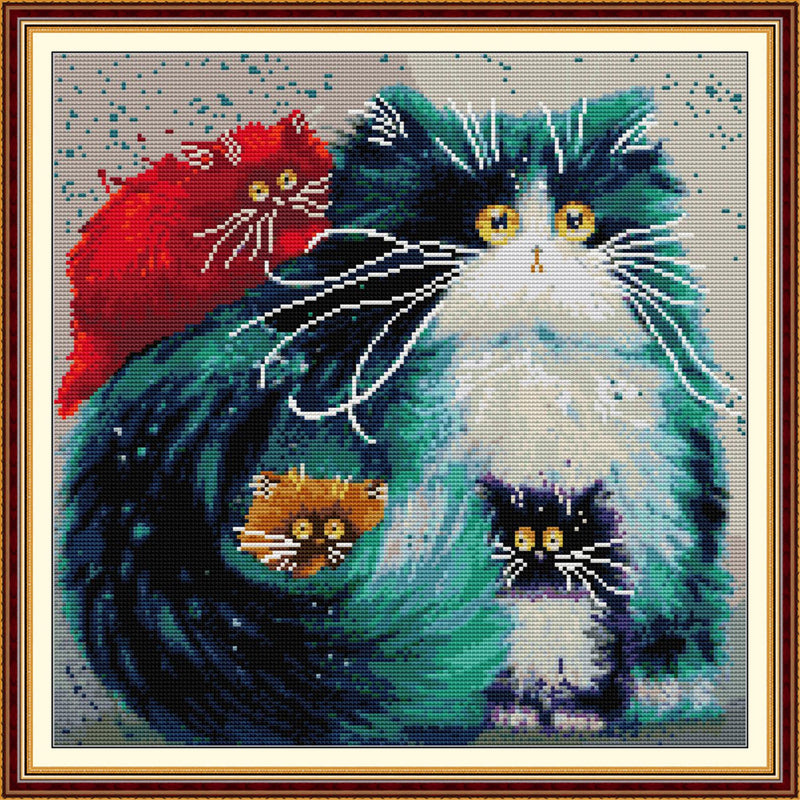 Cat Cross Stitch Kits DA484