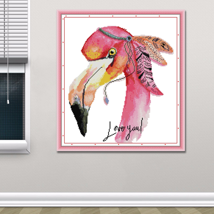 Flamingo Cross Stitch Kits DA493