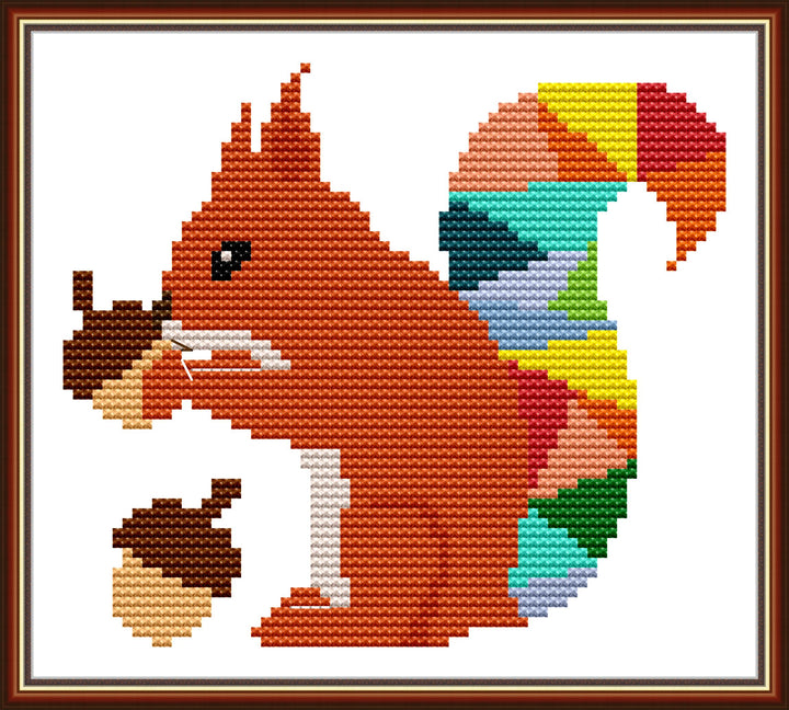 Squirrel Cross Stitch Kits DA511