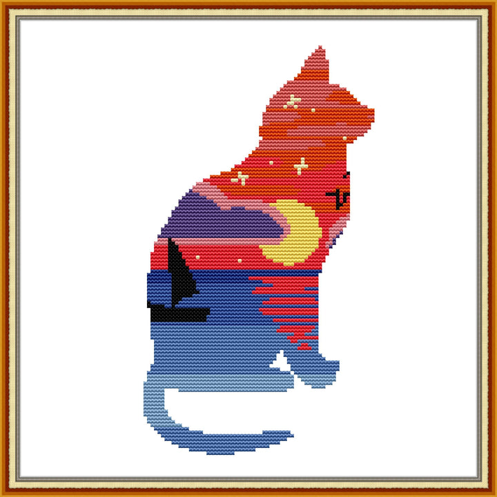 Cat Cross Stitch Kits DA536