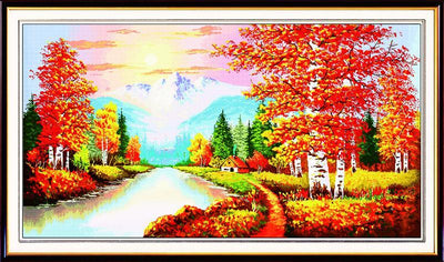 Autumn Cross Stitch Kits F014 2028