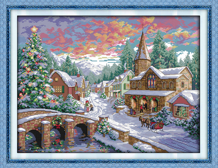 Town Cross Stitch Kits F025 2046